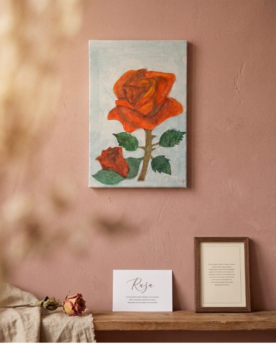 ‘Ruža’ — the rose: she is not named after the flower, she is the flower